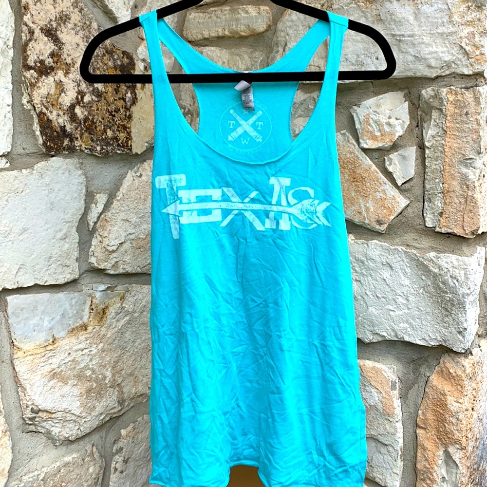 TEXAS ladies muscle tank
